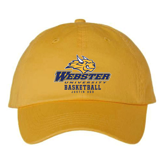 Webster - NCAA Men's Basketball : Justin Ugo - Dad Hat-0