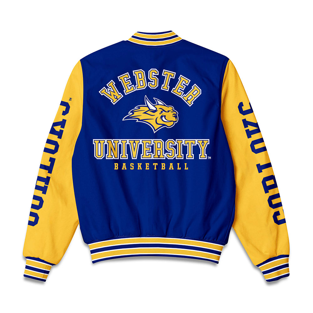 Webster - NCAA Men's Basketball : Will Harmon - Bomber Jacket-1