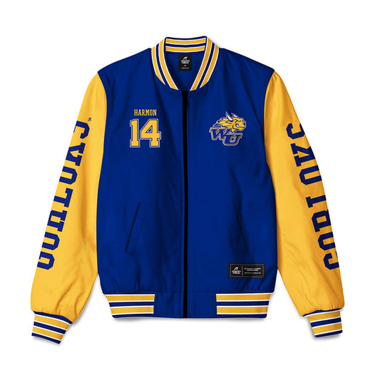 Webster - NCAA Men's Basketball : Will Harmon - Bomber Jacket-0