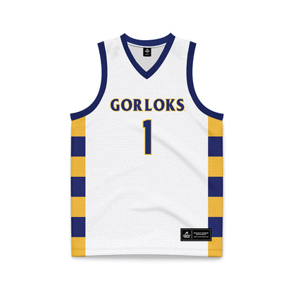 Webster - NCAA Men's Basketball : Charles Nelson - White Basketball Jersey-0