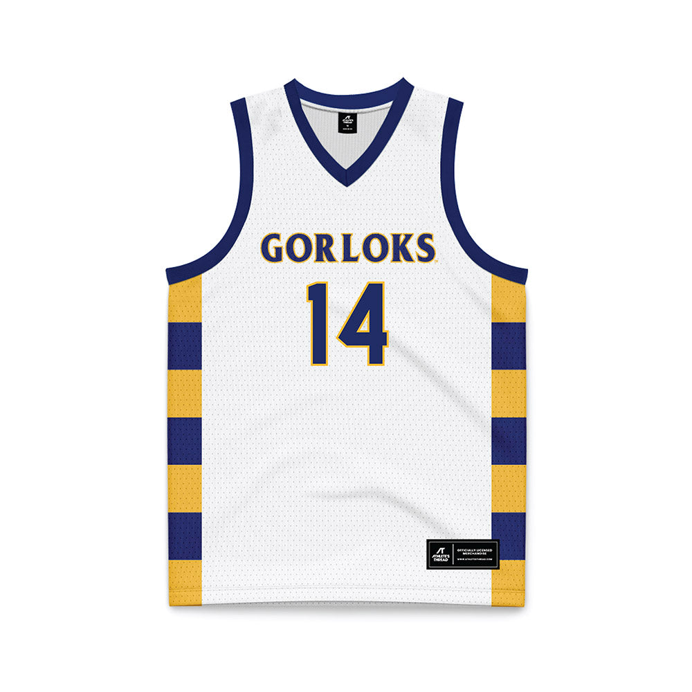 Webster - NCAA Men's Basketball : Will Harmon - White Basketball Jersey-0