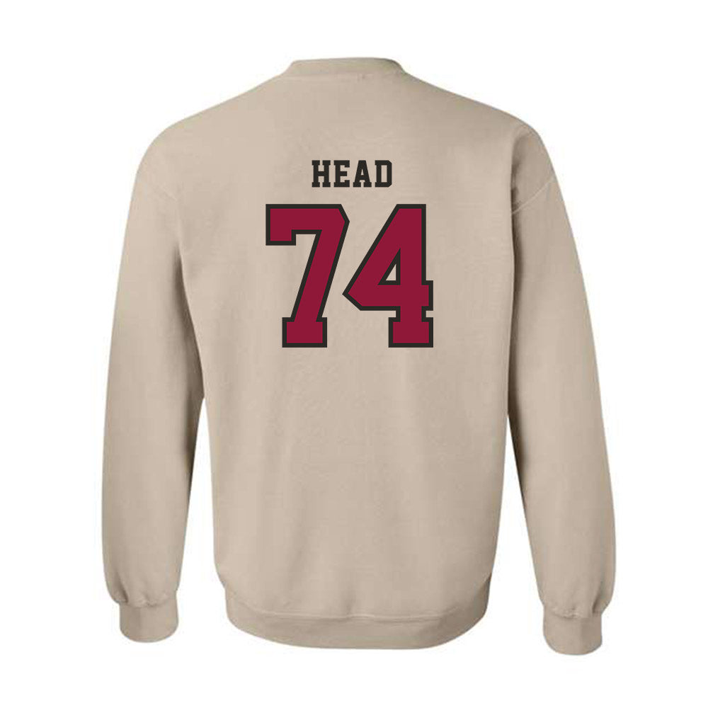Henderson State - NCAA Football : Eli Head - Crewneck Sweatshirt-1
