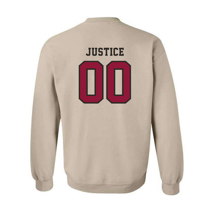 Henderson State - NCAA Football : Markavious Justice - Crewneck Sweatshirt-1