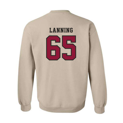 Henderson State - NCAA Football : Chase Lanning - Crewneck Sweatshirt-1
