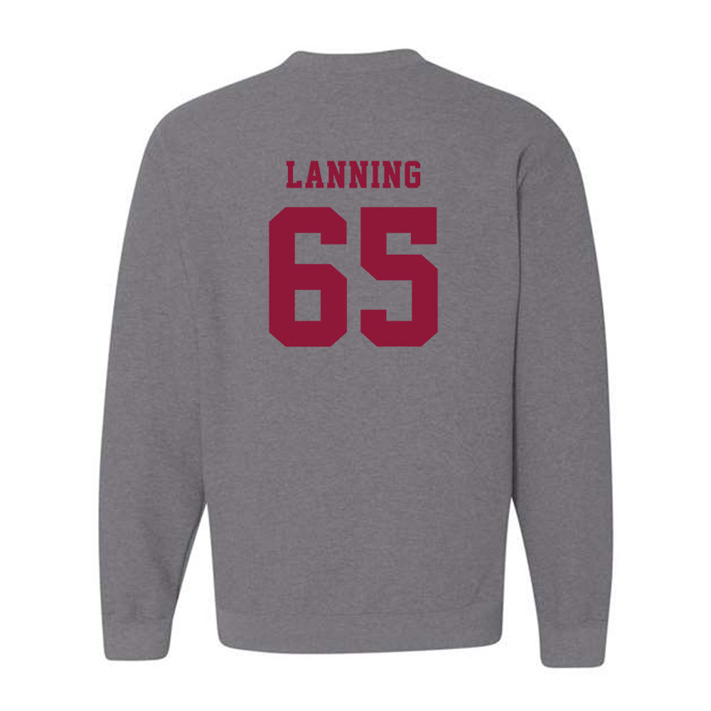 Henderson State - NCAA Football : Chase Lanning - Crewneck Sweatshirt-1