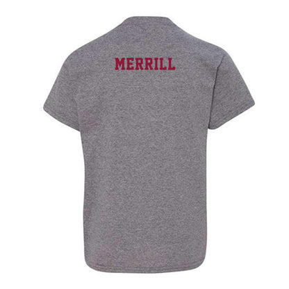 Henderson State - NCAA Women's Swimming & Diving : Elliana Merrill - Youth T-Shirt-1
