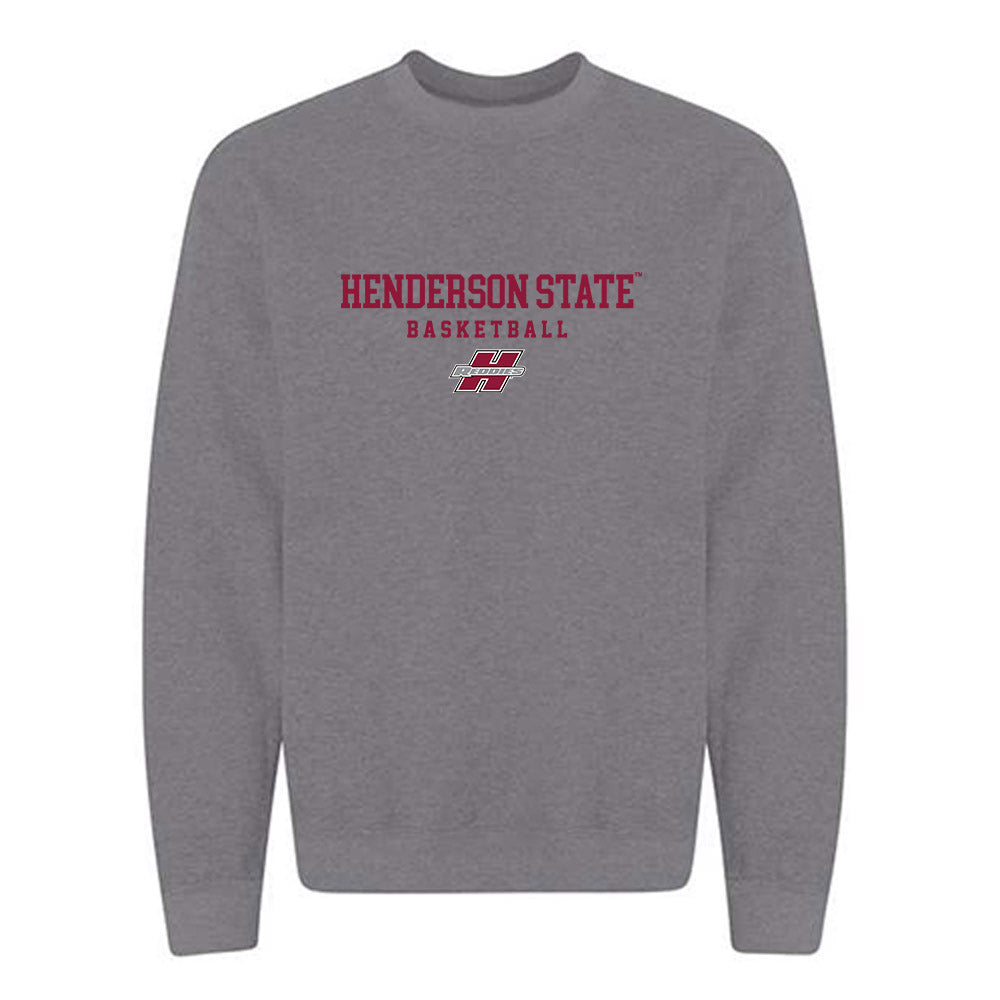 Henderson State - NCAA Men's Basketball : Hunter Nelms - Crewneck Sweatshirt-0
