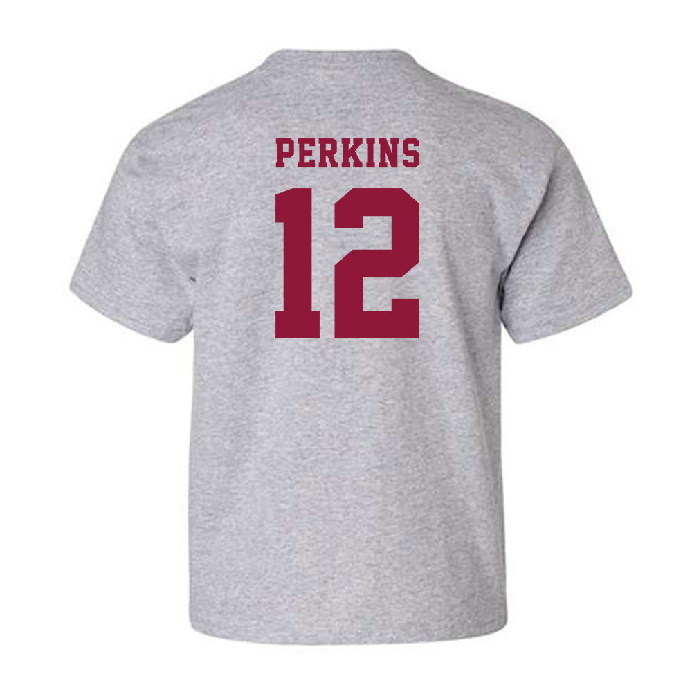 Henderson State - NCAA Men's Basketball : Deazhon Perkins - Youth T-Shirt-1