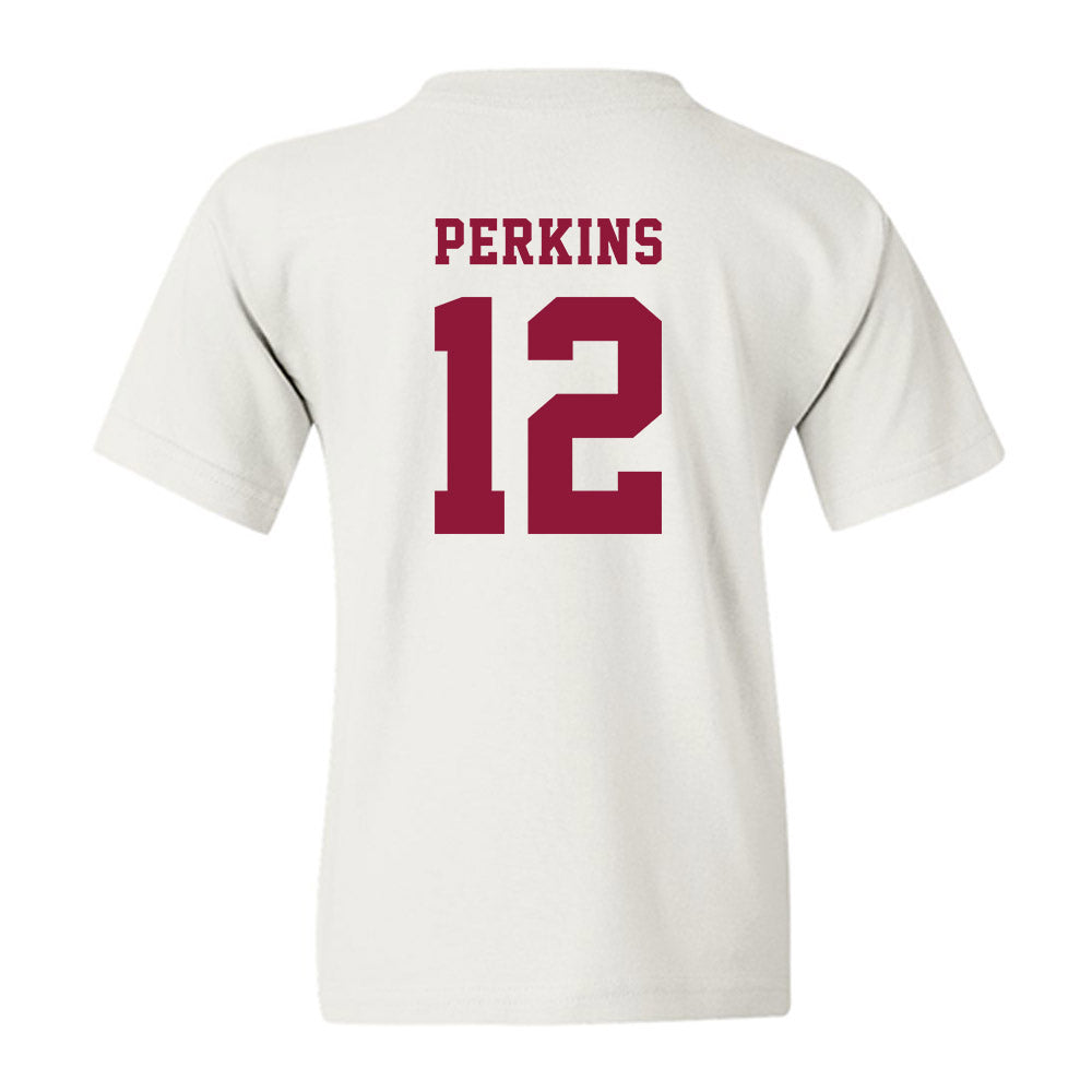 Henderson State - NCAA Men's Basketball : Deazhon Perkins - Youth T-Shirt-1
