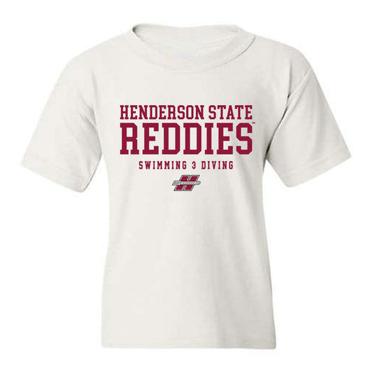 Henderson State - NCAA Women's Swimming & Diving : Raven Roberts - Youth T-Shirt-0