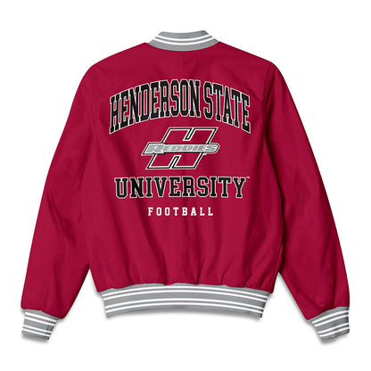 Henderson State - NCAA Football : Cameron Galliher - Bomber Jacket-1