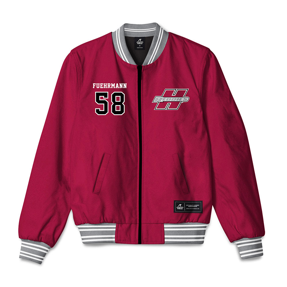 Henderson State - NCAA Football : cooper fuehrmann - Bomber Jacket-0