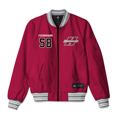 Henderson State - NCAA Football : cooper fuehrmann - Bomber Jacket-0