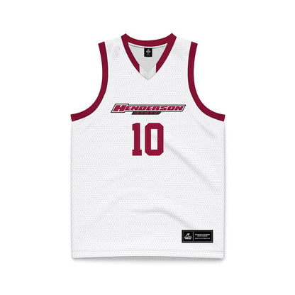 Henderson State - NCAA Men's Basketball : Hunter Nelms - Basketball Jersey-0