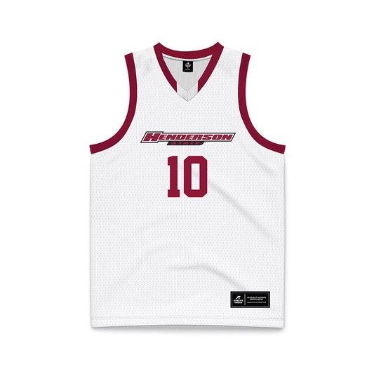Henderson State - NCAA Men's Basketball : Hunter Nelms - Basketball Jersey-0