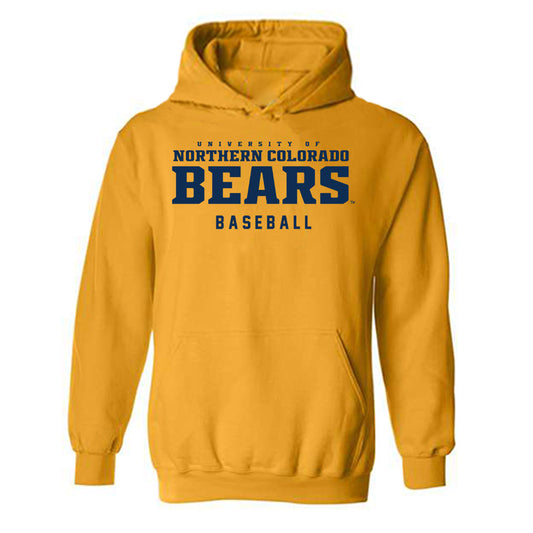 UNCO - NCAA Baseball : Brett Barber - Classic Shersey Hooded Sweatshirt-0