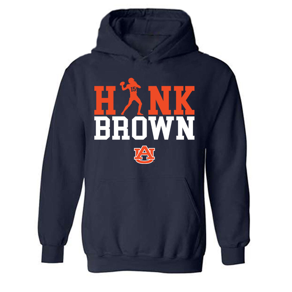 Auburn - NCAA Football : Hank Brown - Hooded Sweatshirt