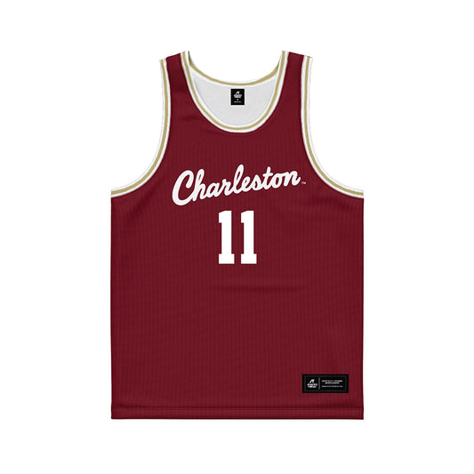 Charleston - NCAA Men's Basketball : Ryan Larson - Basketball Jersey