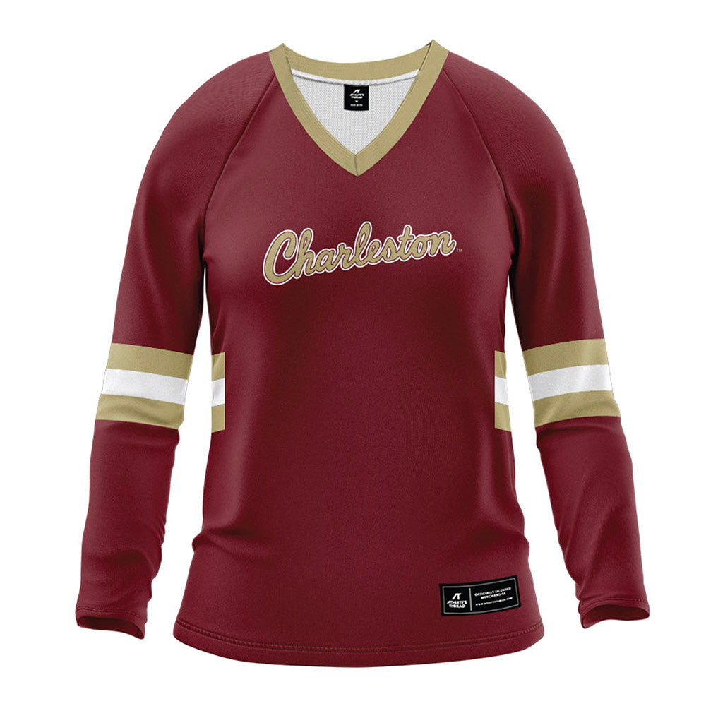 Charleston - NCAA Equestrian : Abby Oehlmann - Volleyball Jersey-0