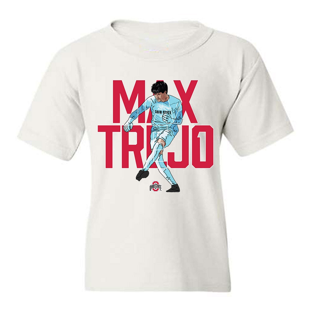 Ohio State - NCAA Men's Soccer : Maximiliano Trejo - Player Collage Youth T-Shirt-0