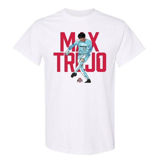 Ohio State - NCAA Men's Soccer : Maximiliano Trejo - Player Collage T-Shirt-0