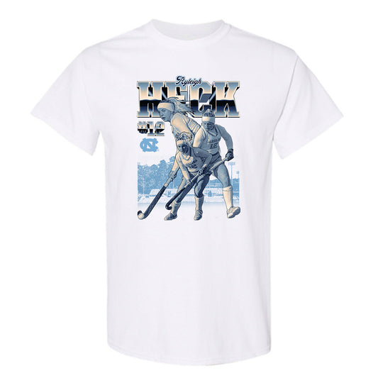 UNC - NCAA Women's Field Hockey : Ryleigh Heck - Player Collage T-Shirt-0