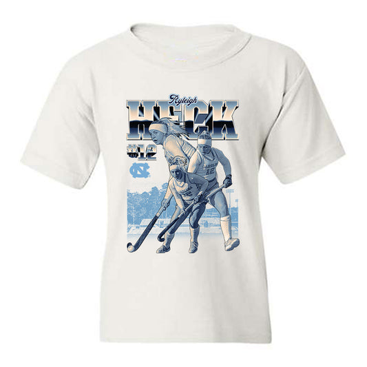 UNC - NCAA Women's Field Hockey : Ryleigh Heck - Player Collage Youth T-Shirt-0