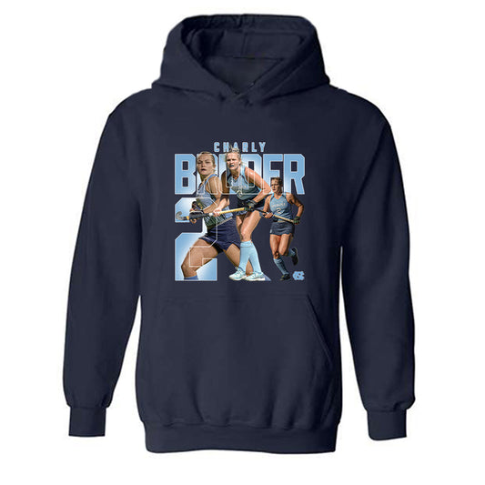 UNC - NCAA Women's Field Hockey : Charly Bruder - Player Collage Hooded Sweatshirt-0