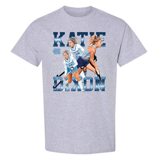 UNC - NCAA Women's Field Hockey : Katie Dixon - Player Collage T-Shirt-0