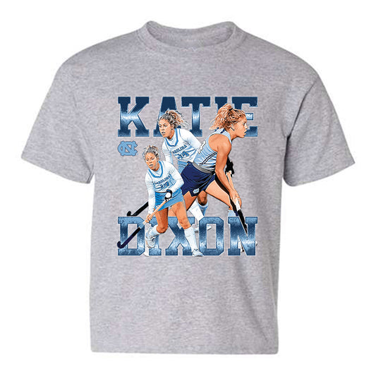 UNC - NCAA Women's Field Hockey : Katie Dixon - Player Collage Youth T-Shirt-0