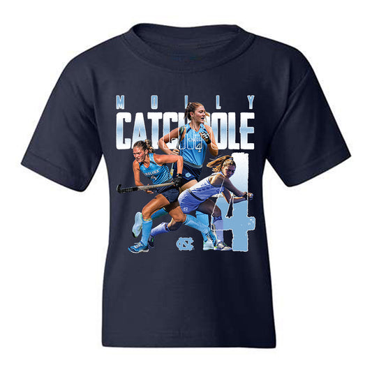 UNC - NCAA Women's Field Hockey : Molly Catchpole - Player Collage Youth T-Shirt-0