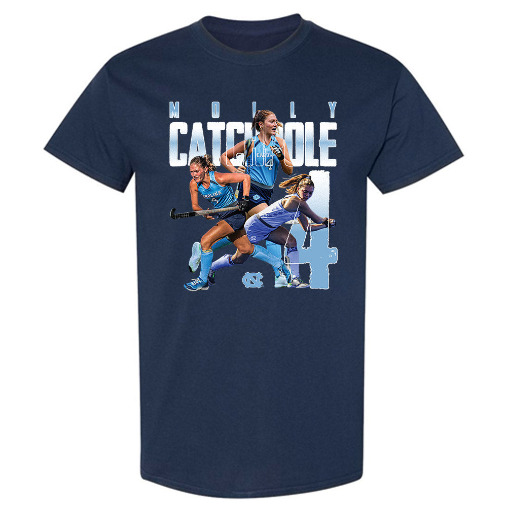 UNC - NCAA Women's Field Hockey : Molly Catchpole - Player Collage T-Shirt-0