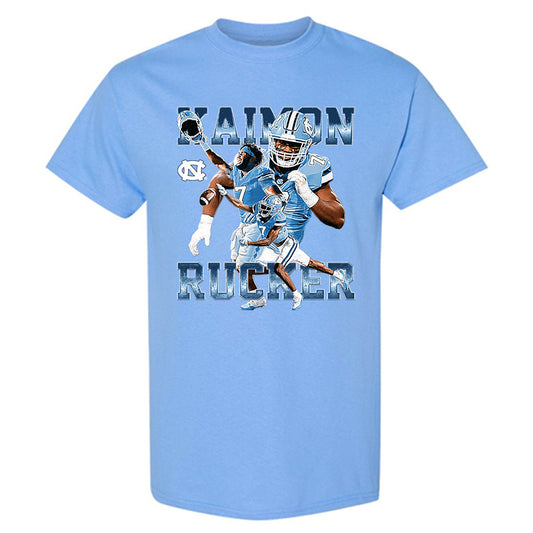 UNC - NCAA Football : Kaimon Rucker - Player Collage T-Shirt-0