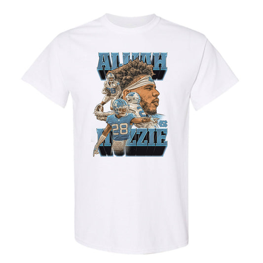 UNC - NCAA Football : Alijah Huzzie - Player Collage T-Shirt-0