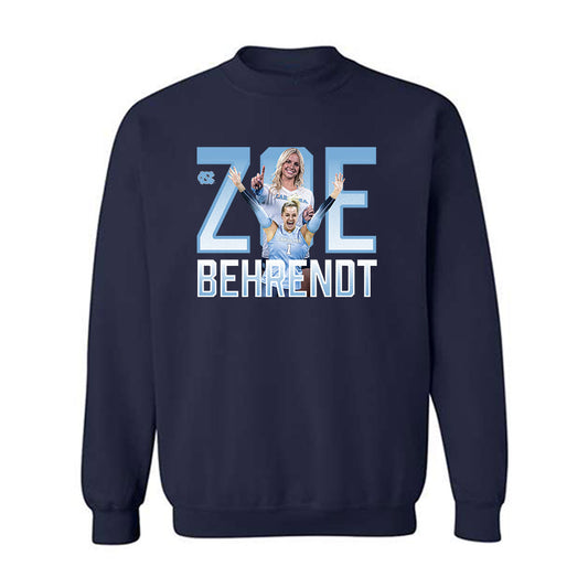 UNC - NCAA Women's Volleyball : Zoe Behrendt - Crewneck Sweatshirt-0