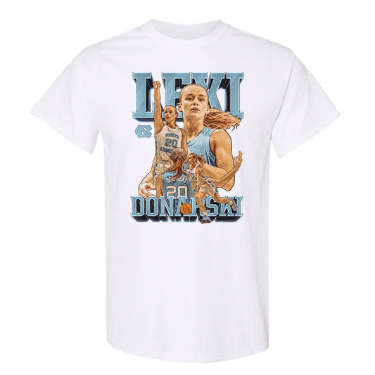 UNC - NCAA Women's Basketball : Lexi Donarski - Player Collage T-Shirt-0