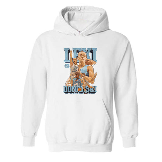 UNC - NCAA Women's Basketball : Lexi Donarski - Player Collage Hooded Sweatshirt-0