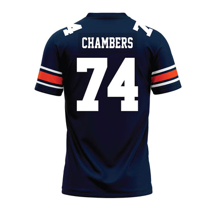 Auburn - NCAA Football : Ronan Chambers - Navy Youth Premium Football Jersey