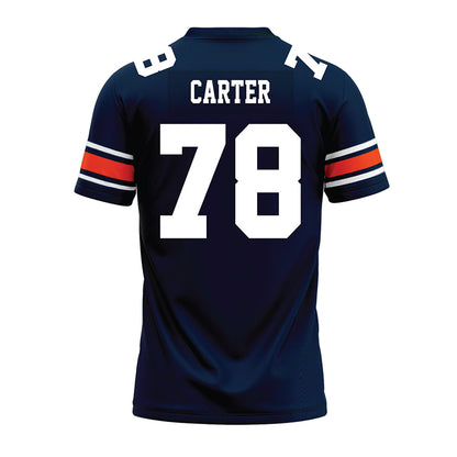 Auburn - NCAA Football : DeAndre Carter - Navy Youth Premium Football Jersey