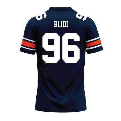 Auburn - NCAA Football : Philip Blidi - Navy Youth Premium Football Jersey