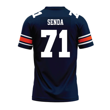 Auburn - NCAA Football : Dylan Senda - Navy Youth Premium Football Jersey