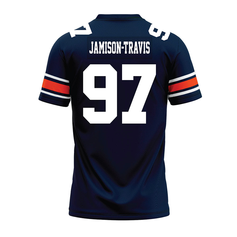 Auburn - NCAA Football : Quientrail Jamison-Travis - Navy Youth Premium Football Jersey