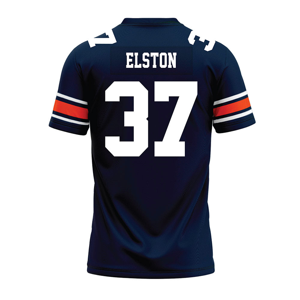 Auburn - NCAA Football : Rod Elston - Navy Youth Premium Football Jersey