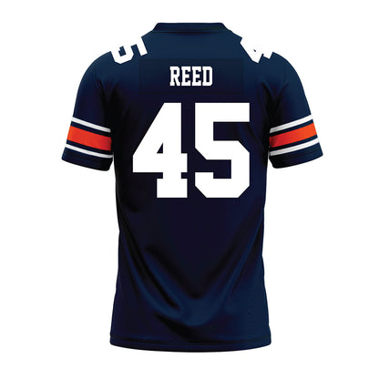 Auburn - NCAA Football : Darron Reed - Navy Youth Premium Football Jersey