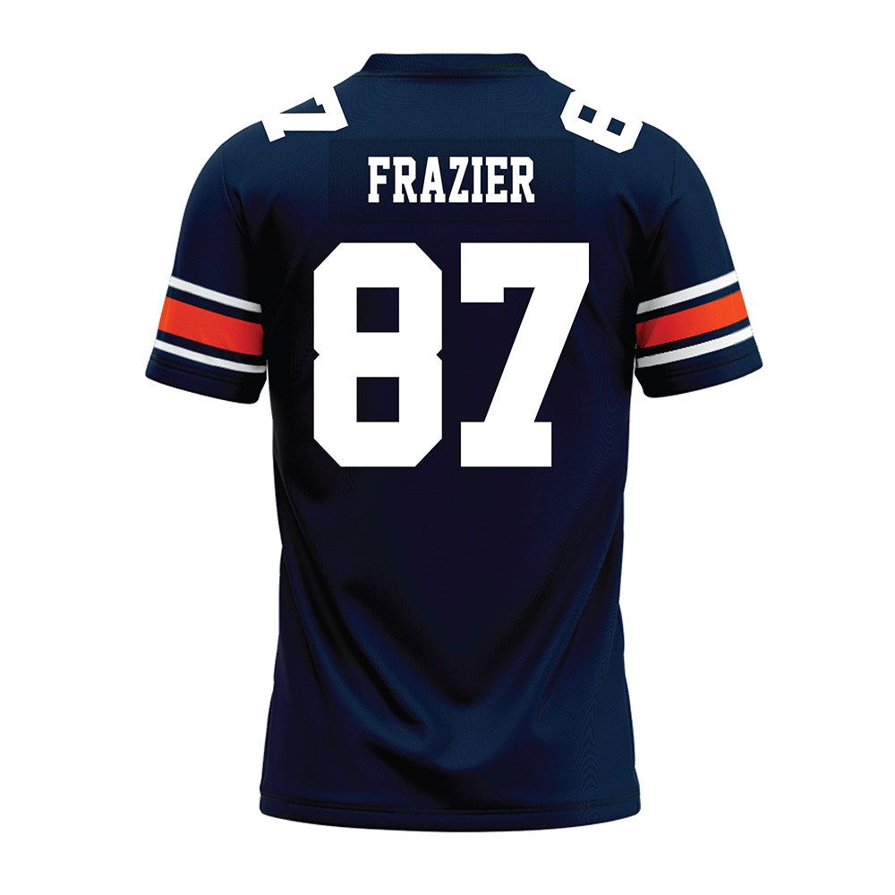 Auburn - NCAA Football : Brandon Frazier - Navy Youth Premium Football Jersey