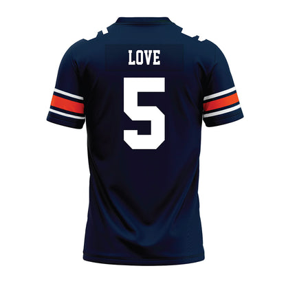 Auburn - NCAA Football : Terrance Love - Navy Youth Premium Football Jersey