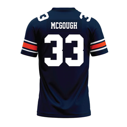 Auburn - NCAA Football : Towns Mcgough - Navy Youth Premium Football Jersey