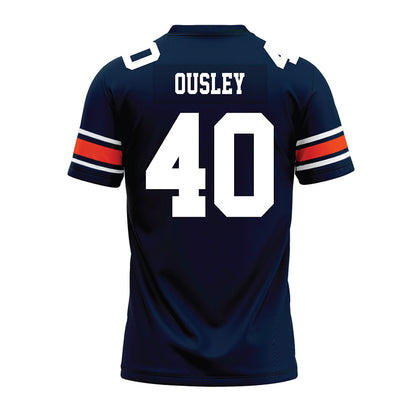 Auburn - NCAA Football : Hunter Ousley - Navy Youth Premium Football Jersey