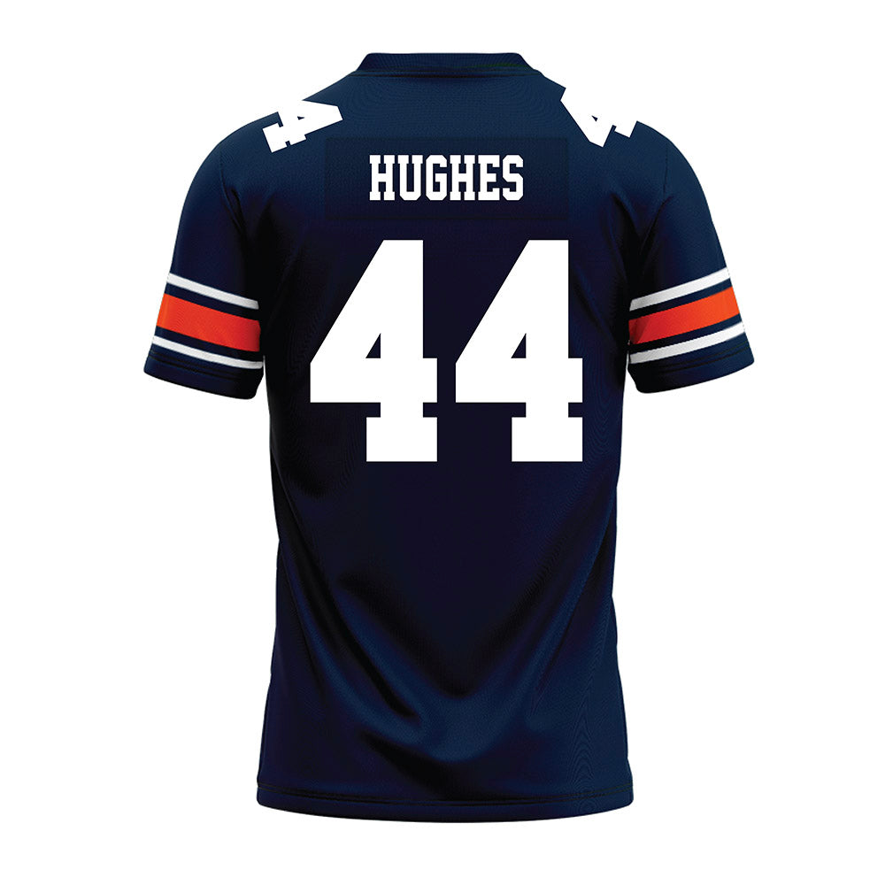 Auburn - NCAA Football : Reed Hughes - Navy Youth Premium Football Jersey