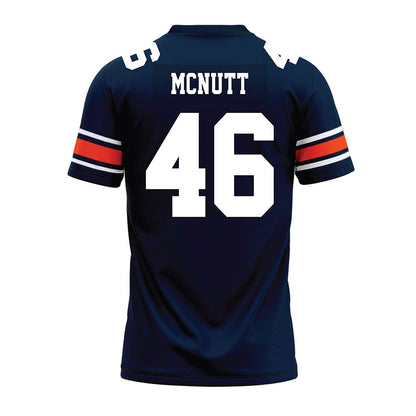 Auburn - NCAA Football : Keaton McNutt - Navy Youth Premium Football Jersey